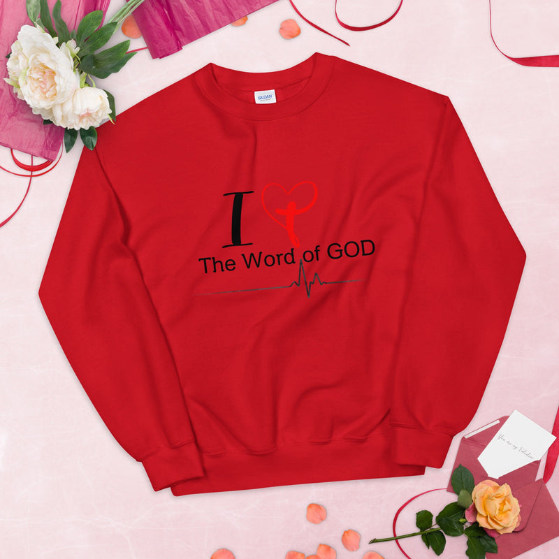 Unisex I Love The Word of God Sweatshirt