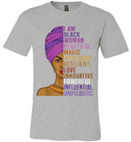 Women Black Beautiful Woman T-Shirt