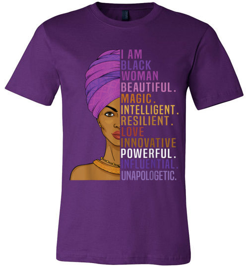 Women Black Beautiful Woman T-Shirt