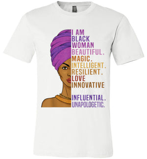 Women Black Beautiful Woman T-Shirt