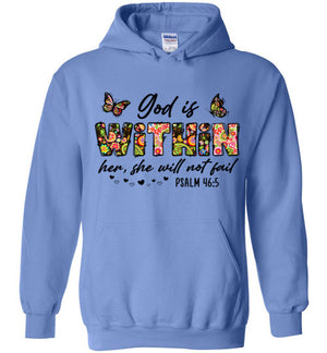 Women She Won't Fail Hoodie