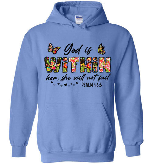 Women She Won't Fail Hoodie