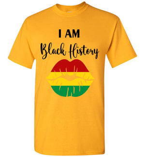 Women Black History Lips T-Shirt