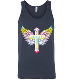 Men Ask Believe Receive Tank Top