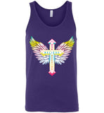 Men Ask Believe Receive Tank Top