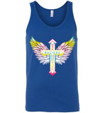 Men Ask Believe Receive Tank Top