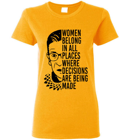 Women Ruth Ginsburg T-Shirt