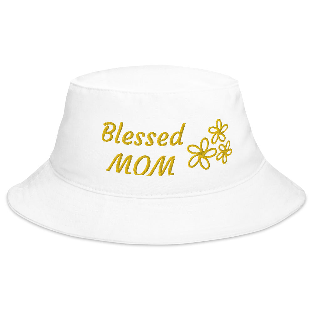 Women Blessed Mom Bucket Hat