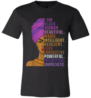 Women Black Beautiful Woman T-Shirt