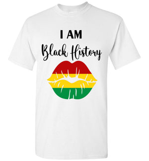 Women Black History Lips T-Shirt