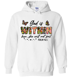 Women She Won't Fail Hoodie