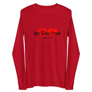 Unisex Love Each Other Long Sleeve T-Shirt