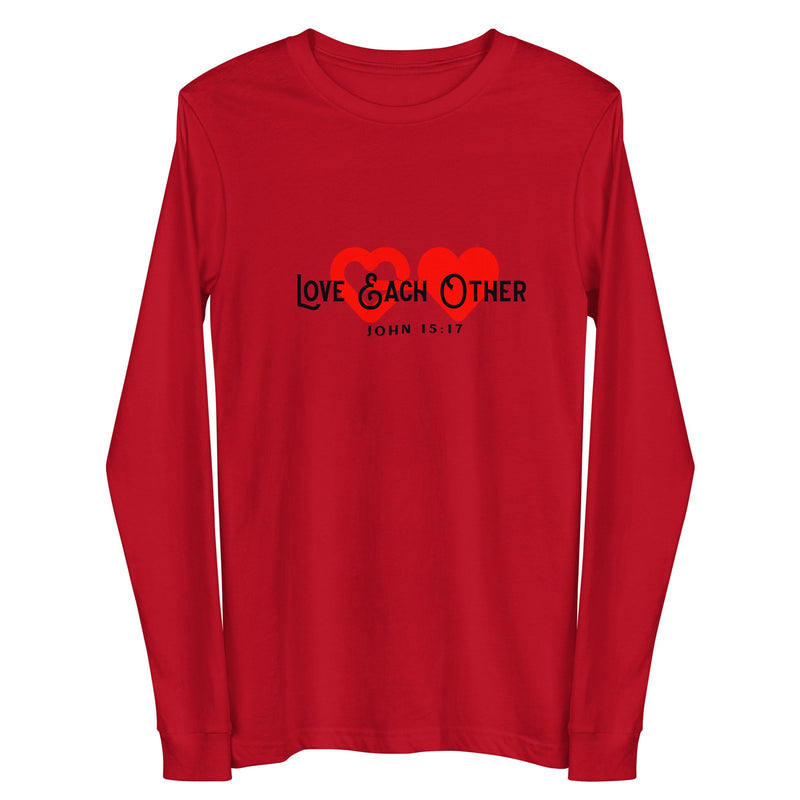 Unisex Love Each Other Long Sleeve T-Shirt