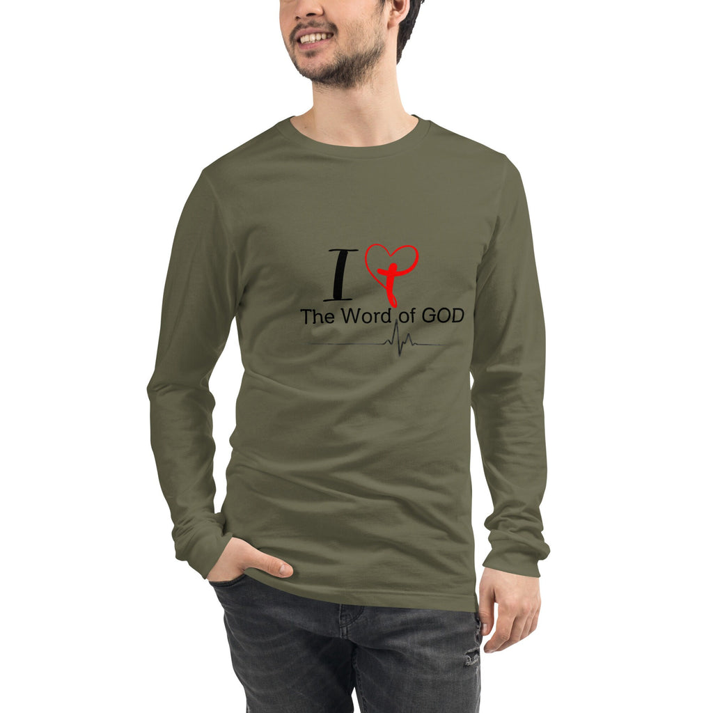 Unisex I Love The Word of GOD Long Sleeve T-Shirt