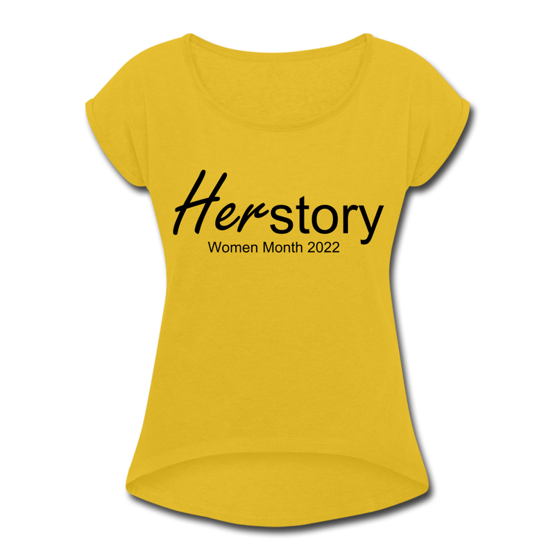 HerStory - mustard yellow