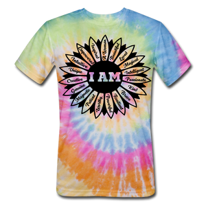 Unisex Tie Dye T-Shirt - rainbow