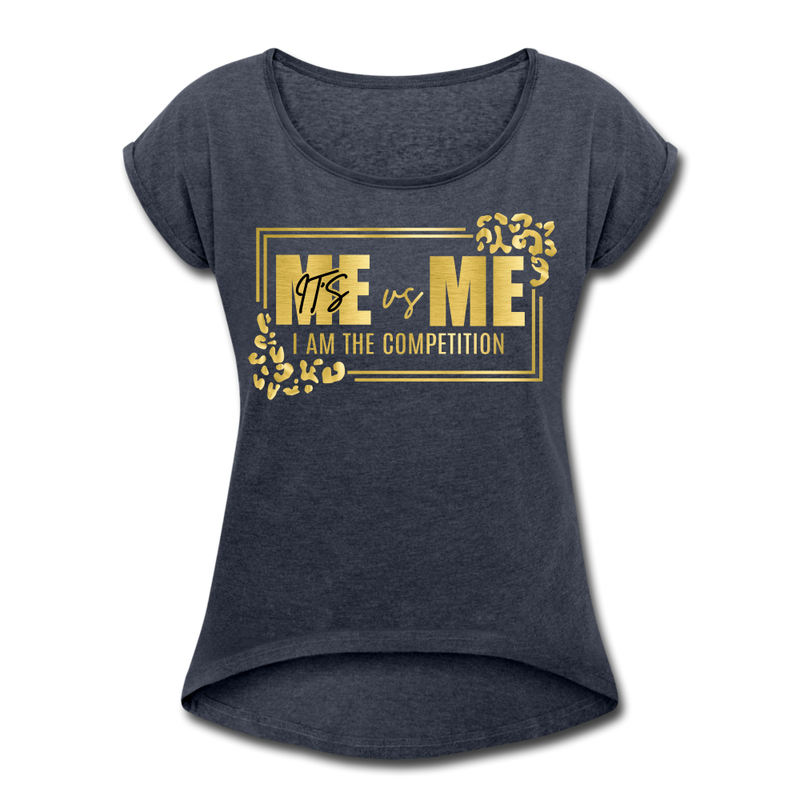 Women's Me vs Me T-Shirt - navy heather