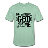 Unisex No Worries T-Shirt - heather prism mint