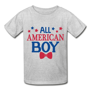 Hanes Youth Tagless T-Shirt - heather gray