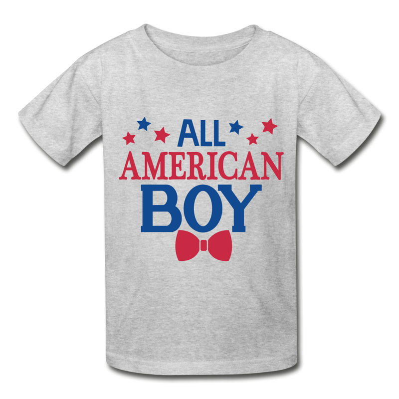 Hanes Youth Tagless T-Shirt - heather gray