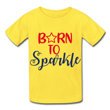 Hanes Youth Tagless T-Shirt - yellow